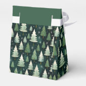 Ballotins Forêt d'hiver et Snowflake Baguerie personnalisée  (Arrière)