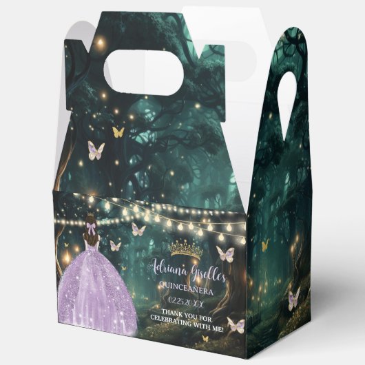 Ballotins Forêt enchantée Robe Lilac violet Quinceañera 16 (Ouvrir)