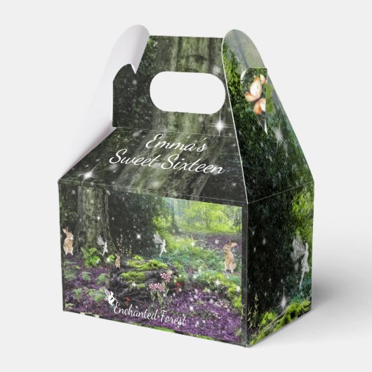 Ballotins Forêt Enchantée Sweet 16 Fées Lapins Champignons (Arrière)