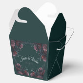 Ballotins Forêt foncée Vert Élégant Mariage Maroon Mauve (Ouvert)