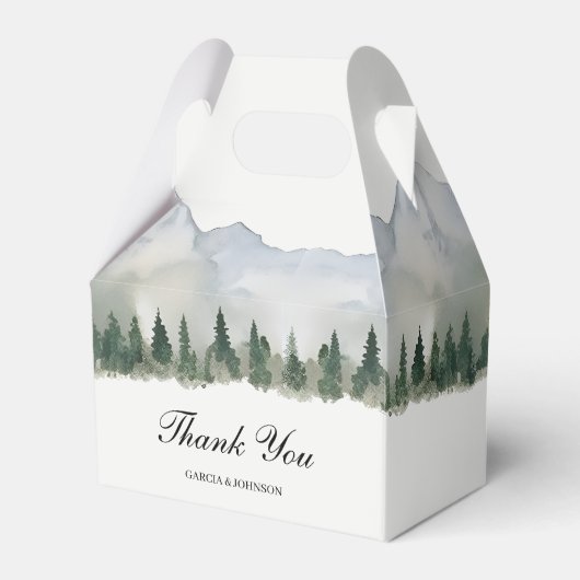 Ballotins Forêt rustique et Mariage de montagne (Verso)