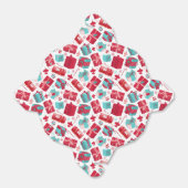 Ballotins Forfaits de Noël Red & Blue Retro (Déplié)