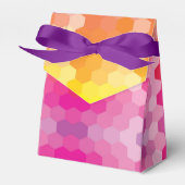 Ballotins Formes hexagonales géométriques dégradé rose et ja (Verso)