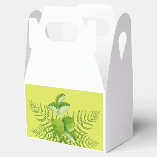 Ballotins Formulaires en vert sur un Ballotin Gable (Ouvert)