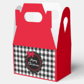 Ballotins Fournitures Buffalo Plaid Merry Christmas Party (Ouvert)