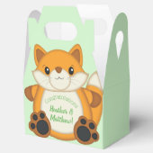 Ballotins Fox Baby shower Green (Ouvert)