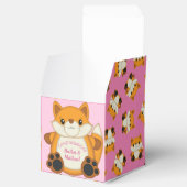 Ballotins Fox Baby shower rose (Ouvert)
