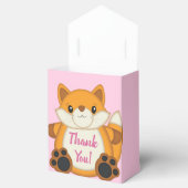 Ballotins Fox Baby shower rose (Ouvert)
