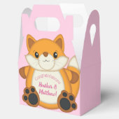 Ballotins Fox Baby shower rose (Ouvert)
