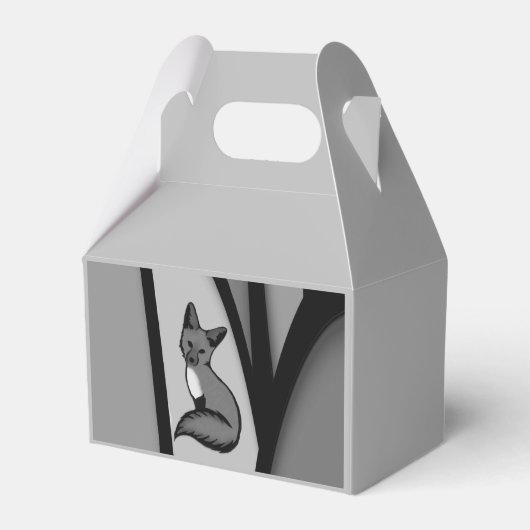 Ballotins Fox Design d'art moderne en argent (Verso)