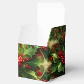 Ballotins Fractal Mistletoe Favor Box (Ouvert)