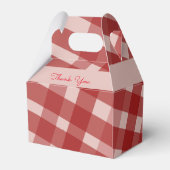 Ballotins Fraise Anniversaire Fête Cookies Plaid (Arrière)