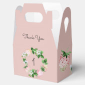 Ballotins Fraise Anniversaire Fruit rose blanc (Ouvert)