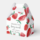 Ballotins Fraise Anniversaire Merci Berry beaucoup sucré (Arrière)