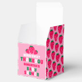 Ballotins Fraise Bébé Fille Douche Berry Merci doux (Ouvert)