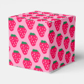 Ballotins Fraise Bébé Fille Douche Berry Merci doux (Arrière)