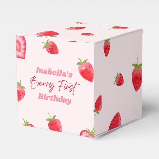 Ballotins Fraise Berry 1ère fête d'anniversaire (Verso)