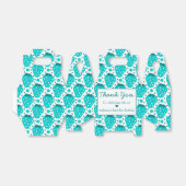 Ballotins Fraise Boy Premier anniversaire Merci de fête (Déplié)