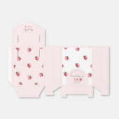 Ballotins Fraise Deux douces fête de 2e anniversaire Favoris (Déplié)