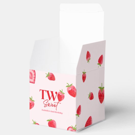 Ballotins Fraise deux rose doux rouge 2e fête d'anniversaire (Ouvert)