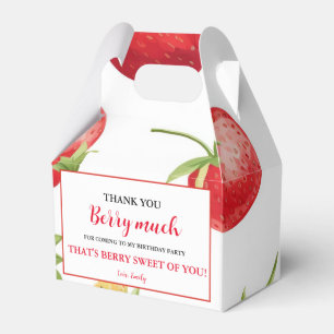 Ballotins Fraise Fille Anniversaire Berry Sweet  Berry First