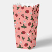 Ballotins Fraise rose Favorise Popcorn Box (Verso)