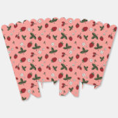 Ballotins Fraise rose Favorise Popcorn Box (Déplié)