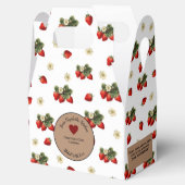 Ballotins Fraises blanche et rouge Cadeau alimentaire rustiq (Ouvert)