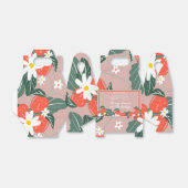 Ballotins Fraises Jour d'anniversaire botanique tiré à la ma (Déplié)