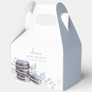 Ballotins Français Floral Bonjour Bébé Macaron Baby shower