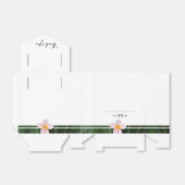 Ballotins Frangipani rose Plumeria Mariage (Déplié)