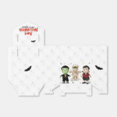 Ballotins Frankenstein Mummy Dracula Halloween Monster Party (Déplié)