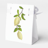 Ballotins Fresh Citrus Painted Lemons Modern Mediterranean (Arrière)