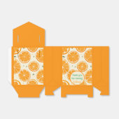 Ballotins Fresh Orange Slice Pattern – Bright Citrus Fruit (Déplié)