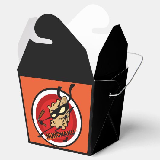 BALLOTINS FROMAGE DE NINJA AVEC NUNCHUCKS ENLEVER BALLOTIN (Ouvert)