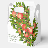 Ballotins Fruit de Pêche moderne | Boîte de faveurs de maria (Ouvert)