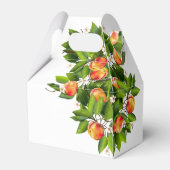 Ballotins Fruit de Pêche moderne | Boîte de faveurs de maria (Arrière)