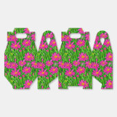 Ballotins Fuchsia Fleurs sauvages roses dans un champ (Déplié)