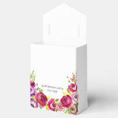 Ballotins Fuchsia rose Roses Chic Mariage Floral de printemp (Ouvert)