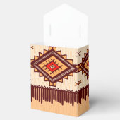 Ballotins Fun African Tribal motif boîte de préférence (Ouvert)