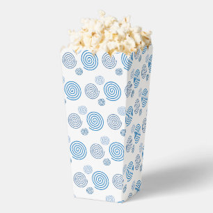 Ballotins Fun and Fancy Blue Spirals Popcorn