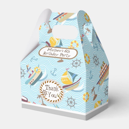 Ballotins Fun Boats Ballotin bleu (Verso)