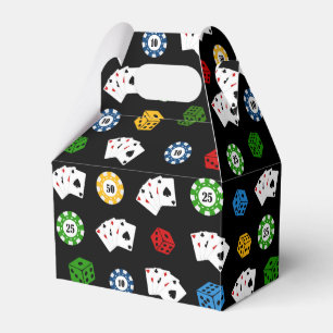 Ballotins Fun Casino motif de la fête boîte de préférence