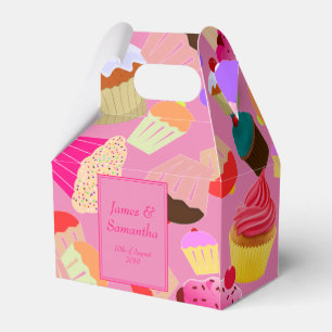 Ballotins Fun, Cupcake rose vif - Mariage