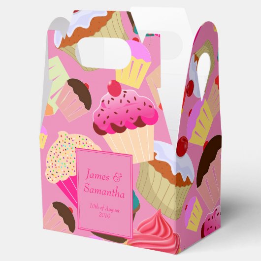 Ballotins Fun, Cupcake rose vif - Mariage (Ouvert)