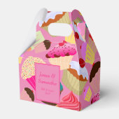 Ballotins Fun, Cupcake rose vif - Mariage (Verso)