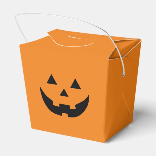 Ballotins Fun orange Jack-o'-lantern visage citrouille Hallo (Arrière)