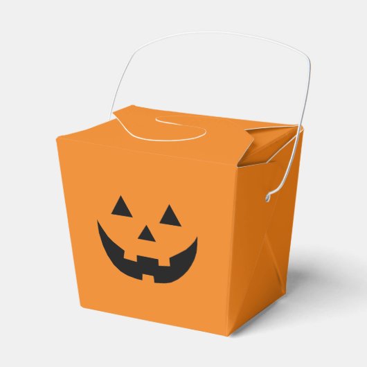 Ballotins Fun orange Jack-o'-lantern visage citrouille Hallo (Verso)