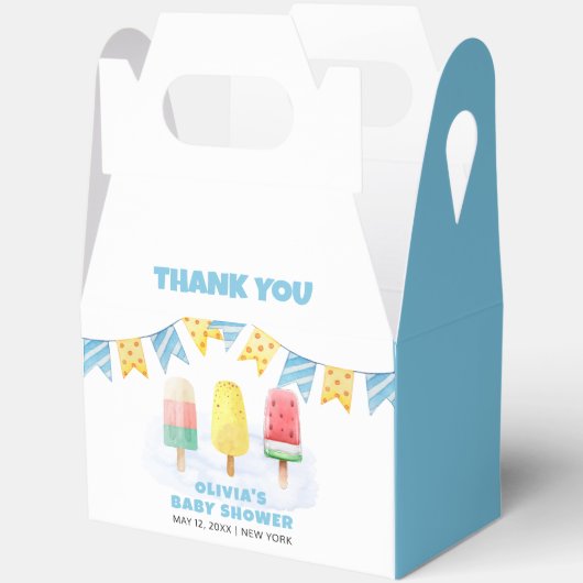 Ballotins Fun Popcicle Prêt à pop Baby shower de crème glacé (Ouvrir)