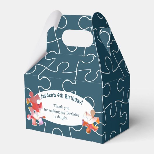 Ballotins Fun Puzzle Balloon 4e fête d'anniversaire (Arrière)